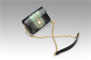 Mini Borsa a Tracolla da Donna <span class=keywords><strong>di</strong></span> <span class=keywords><strong>Lusso</strong></span> <span class=keywords><strong>in</strong></span> <span class=keywords><strong>Pelle</strong></span> <span class=keywords><strong>di</strong></span> Serpente Personalizzata, Borsa a Catena Laterale a Tracolla, Hot Sale - Product Image 5