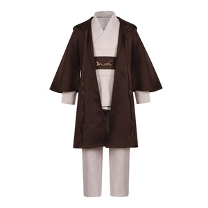 Star's Edge Star Wars Obi-Wan Kenobi Costume de cosplay pour enfants Ensemble de robe Jedi marron - Product Image 5