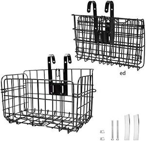 Plegable <span class=keywords><strong>bicicleta</strong></span> posterior de la cesta de malla de alambre doble frente bolsa trasero = cesta de la <span class=keywords><strong>bicicleta</strong></span> bolsa Rack carga <span class=keywords><strong>para</strong></span> <span class=keywords><strong>bicicleta</strong></span> de montaña - Product Image 5