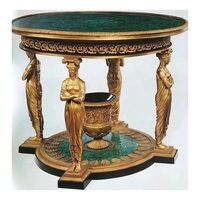 Dalles de marbre d'agate de malachite verte naturelle de luxe pour la décoration intérieure haut de gamme, tables à manger en malachite verte