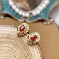 Set Perhiasan Kepala Ular Perak 925 dengan Batu Ruby Alami, Koleksi Hadiah untuk Pembeli Grosir, Pesanan Massal, dan Eceran Butik