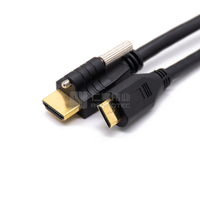 Fiche de maintien à vis vers câble de liaison d'appareil photo numérique Mini Plug pour disque dur mobile