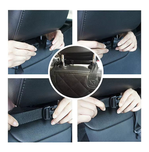Barrière réglable pour <span class=keywords><strong>chien</strong></span> Qbellpet, clôture de sécurité pour animaux, filet de sécurité pour véhicule, espace de chargement, coffre, utilisation en <span class=keywords><strong>voiture</strong></span> - Product Image 3