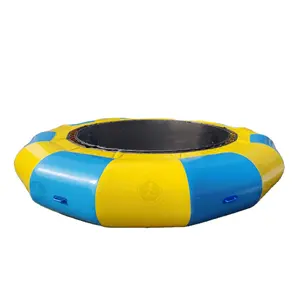 Popular Inflatable splash padded jump bouncer platform inflatable water trampoline for sale