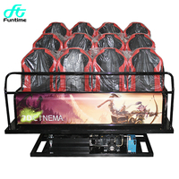 FunTime Jeux d'arcade 9D Amusement Ride 360 VR Cinéma Mouvement Simulateur de réalité virtuelle Machine de jeu de tir