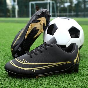 Chaussures de football en gazon artificiel, crampons, chaussures de football synthétiques, semelle intermédiaire en TPU, unisexe, clous concassés, jeunes, étudiants - Product Image 4