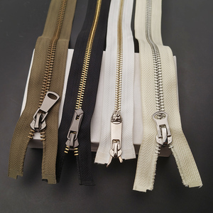 Eco-friendly 3# 5# Closed End Zipper for Jeans Metal <strong>Zip</strong> Brass <strong>Teeth</strong> Gold Metal Jacket Zipper - Product Image 3