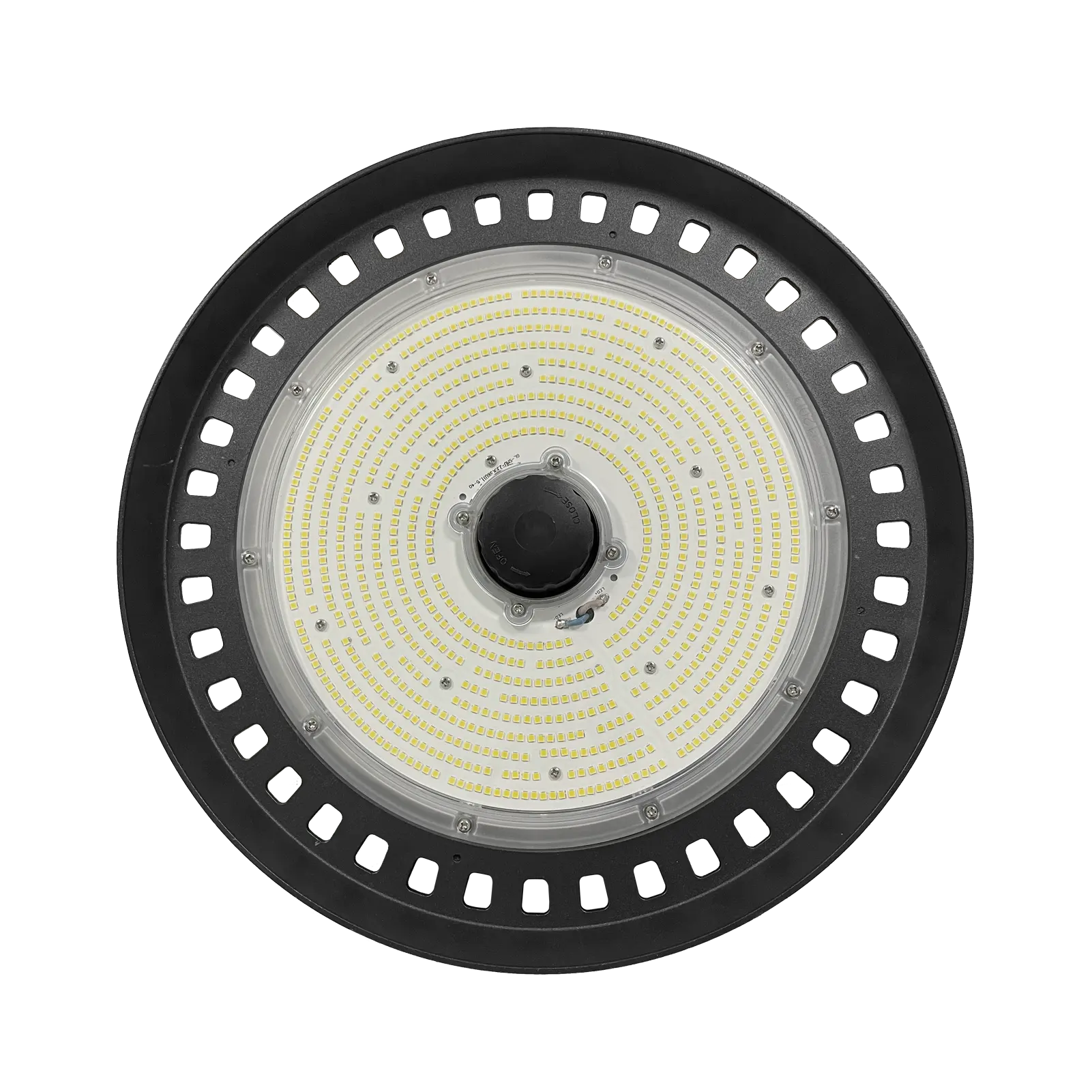 ไฟ LED ไฮเบย์สำหรับอุตสาหกรรม100W 150W 200W 240W สีดำส่องสว่างโคมไฟที่เก็บพลังงาน OEM เครื่องหมาย EVO