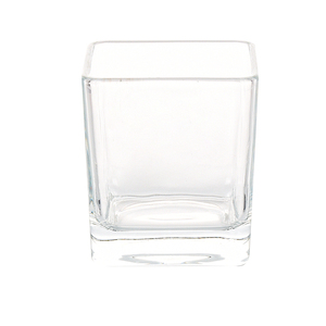 Ru Sao 80Ml 120Ml 600Ml Vuông Thủy Tinh Nến <span class=keywords><strong>Jar</strong></span> Rõ Ràng Tàu Thủy Tinh Với Nắp Tre - Product Image 2