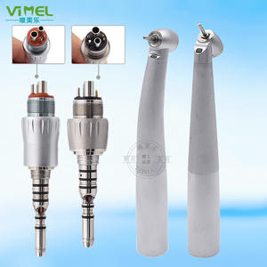 Dental 45-Degree <b>Fiber</b> <b>Optic</b> Handpiece with LED <b>Light</b> Quick-Connect 6-Pin Dental Drill 8000 <b>Fiber</b> <b>Optic</b> Handpiece - Product Image 1