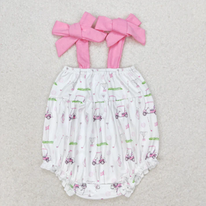 Ensemble Haut et Short Décontracté d'Été Respirant à Manches Courtes Imprimé Voitures de Golf pour Bébés Filles et Garçons, Vêtements pour Tout-Petits en Gros - Product Image 3