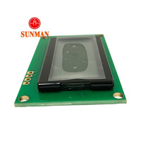 Sunman SMS0401 Código de Segmentos de 4 Dígitos con Punto Decimal, Puerto Serie de Dos Cables, 2.7-5.5V, Bajo Consumo de Energía, Transflectivo Personalizable