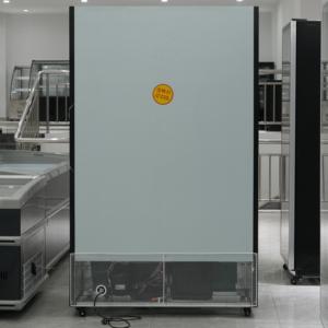 Vente flash : Armoire de rangement noire à double porte, grande capacité, pour la présentation de vin et d'eau, réfrigérateur <span class=keywords><strong>avec</strong></span> refroidissement par air pour supermarché - Product Image 4