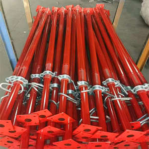 Poteaux d'étaiement industriels en métal à usage intensif Construction réglable <span class=keywords><strong>Support</strong></span> de <span class=keywords><strong>poutre</strong></span> en acier télescopique pour les accessoires de sol d'échafaudage Bas - Product Image 4