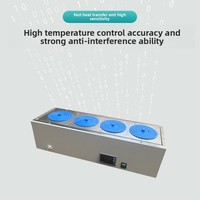 HH-4 Single-Row Four-Port Constant-Temperature Water Bath HH-S114 Factory Direct Sales Timer Function China