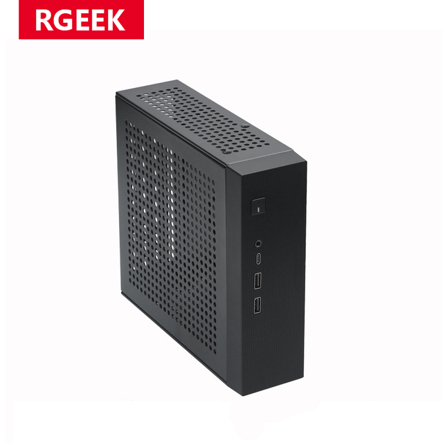 RGEEK M09 ITX Computer Case HTPC Case Type-C Chassis Mini ITX Case Industrial Control ITX Enclosure