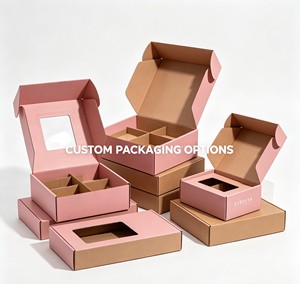 Custom Logo Corrugated Paper Mailer Gift Box Foldable Shipping Box for Brand Packaging Corporate Promotional Gifts - Product Image 2