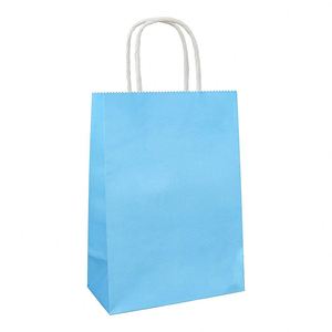 Highs Load-bearing Paper Bags <b>Smalls</b> <b>Gift</b> Kraft Paper Bags with Handles for Party Favors Eco-friendly Durable Kraft Bags - Product Image 1