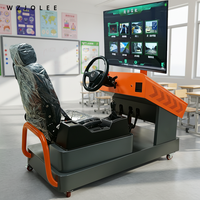 Simulateur de conduite automobile électrique en métal