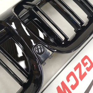 宝马G20 G21 330i M340i <span class=keywords><strong>M</strong></span>运动型轿车2019-2022带摄像头孔的光泽黑色双板条G20汽车肾格栅 - Product Image 6