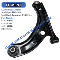 Bras de suspension avant droit pour Suzuki Ignis Génération-2 1.2 2016-2024 Bras Assy 45201-62R00 45202M62S00 45201-74P10 45202-74P10