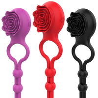 Anneau vibrant pour pénis masculin BlueRabbit Strong Vibration, stimulation clitoridienne, vibromasseur pour adultes, jouet de flirt pour couples.