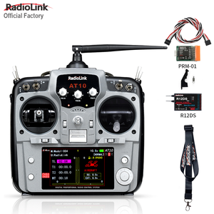 Sortie d'usine <span class=keywords><strong>Radiolink</strong></span> <span class=keywords><strong>AT10II</strong></span> 12CH RC Joystick Radio Télécommande pour RC FPV Racing Drone, Quad, Hélicoptère, Voiture - Product Image 1