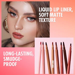 Pensil Lip Liner Kontur Pewarna Bibir Matte Tahan Lama Tahan Air Pigmentasi Tinggi Label Pribadi Kustom - Product Image 3