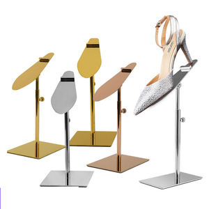 Fashionable and Simple Anti-Skid <b>Shoe</b> <b>Rack</b> Stainless Steel Mirror <b>Shoe</b> Display <b>Stand</b> <b>Rack</b> - Product Image 1