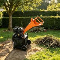 Mini broyeur de bois à tambour avec 2 lames de coupe et 1 lame fixe pour usage agricole