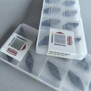 Plaquettes de fraisage Tungaloys VNMG160408-HRM AH8015, outillage de tournage CNC OEM, carbure de tungstène, haute performance, coupe de stock, forme de losange - Product Image 3