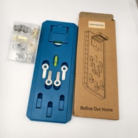 Kit de suspension pour tableaux avec niveau à bulle, matériel de fixation murale facile à installer pour cadres photo, peintures, miroirs et œuvres d'art murales