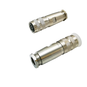 Oem odm ip67 עמיד למים 8pin יצוק מתכת ישר m16 מחבר נקבה - Product Image 4