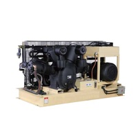 Hengda Industrial 6.0m3/min Piston Booster Compresseur d'air 40bar 4.0Mpa 4 Cyliders Stationnaire Moteur Pompe PLC pour les ventes
