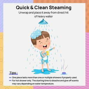 Gentle Breeze Stress Relief Home Spa Valentine Lemon Scent Colorido Regalo especial Ducha Vaporizadores - Product Image 5