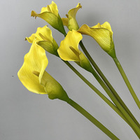 Bunga Calla Lily Buatan dari Plastik Cetak 3D untuk Pasokan Lintas Negara, Simulasi Gaya INS, Produsen untuk Pernikahan dan Dekorasi Rumah