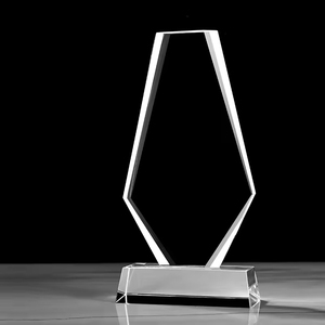 גביע קריסטל בהתאמה אישית עם חריטה של מילים, הדפסת UV על זכוכית K9, פרס קריסטל, לוחית הוקרה - Product Image 5