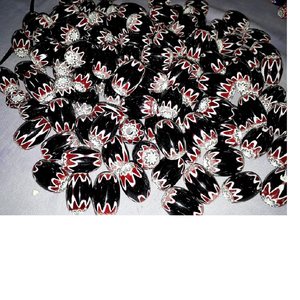 Pendentifs en verre simples et faits à la main, accessoires, pour les créateurs de bijoux - Product Image 1