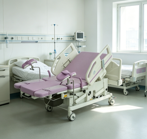 Mesa de operaciones, cama de partos, cama quirúrgica hospitalaria, cama de examen obstétrico, silla de ginecología, mesa de partos - Product Image 1