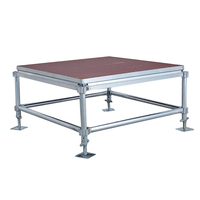 Escenario de Baile Portátil Modular de Aluminio, Preensamblado, Ligero, Transparente, para Exteriores, con Dimensiones Personalizables de 0.3-2m