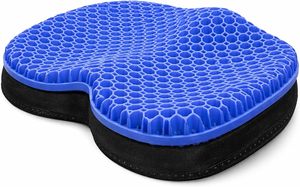 Coussins carrés confortables en gel alvéolé pour voiture, bureau, canapé, chaise, coussin de siège en silicone, vente en gros - Product Image 1