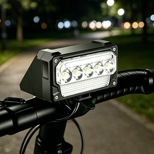 Luz Delantera Inteligente para Bicicleta con Sensor de Luz, 5 Modos, Lámpara de Bicicleta de Alto Lumen con Batería de Gran Capacidad para Ciclismo Nocturno - Product Image 1