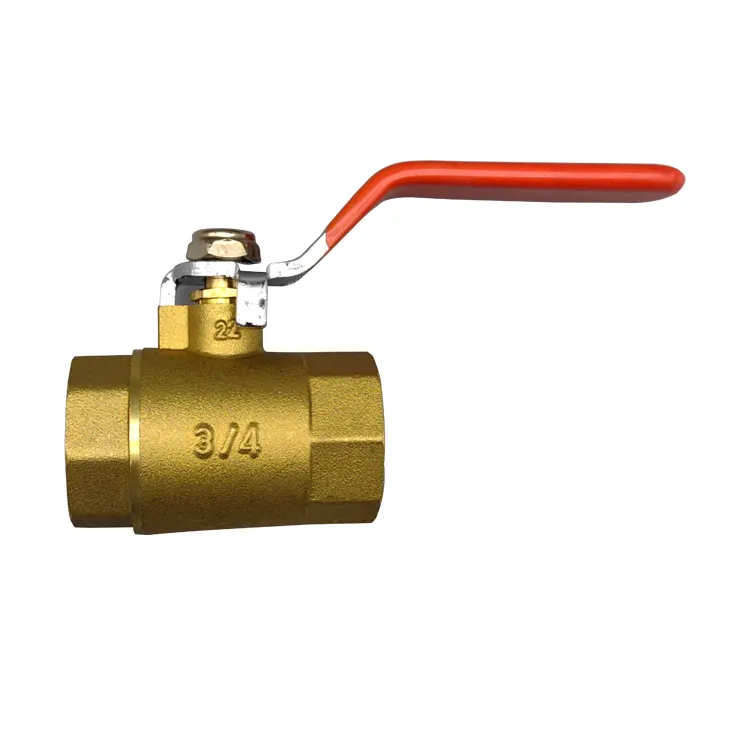 Messing-Kugelventil 1 Stück Typ 3/4 Zoll NPT Standardanschluss für Wasser, Öl und Gas (3/4 Zoll Kugelventil)