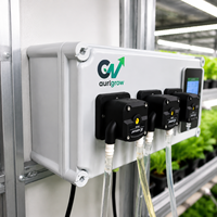 Contrôleur de dosage automatique de nutriments hydroponiques, équipement intelligent de régulation du pH-EC, pompe de fertigation pour l'irrigation des serres agricoles