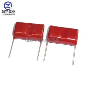 ตัวเก็บประจุแบบฟิล์มโพลีเอสเตอร์<span class=keywords><strong>104J</strong></span> QZ 2000V 100nF 0.1uF 0.1MFD 5% P = 25mm 2KV 2000V <span class=keywords><strong>104J</strong></span> CBB81 2000V - Product Image 6