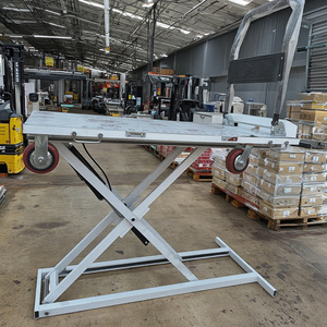 <span class=keywords><strong>Plataforma</strong></span> Elevadora Móvil Eléctrica a Batería, Carro de Carga Industrial de Acero Inoxidable, Fácil de Cargar en Camiones y Furgonetas - Product Image 6
