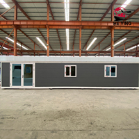 Vente directe de maison préfabriquée en conteneur extensible de 40 pieds, design moderne, maison mobile de luxe avec construction en panneaux sandwich