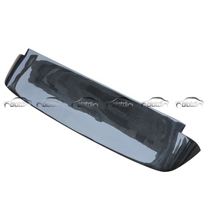 Aileron arrière style Spoon en fibre de carbone avec feux LED pour Honda Civic EG 3D 1992-1995 - Product Image 2