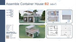 Choyueh แปลนบ้านคอนเทนเนอร์รูปตั<span class=keywords><strong>ว</strong></span> L <span class=keywords><strong>พ</strong></span>ร้อม<span class=keywords><strong>2</strong></span>ห้องนอนและแผ่นโลหะ-36ตร. ม.-290FT2<span class=keywords><strong>พ</strong></span>ร้อมสระว่ายน้ำ - Product Image 6