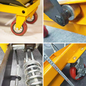 Kleine 0.9M Schaarlift Karretje <span class=keywords><strong>Trolley</strong></span> 300Kg 500Kg Handmatige Hantering Lifter - Product Image 5